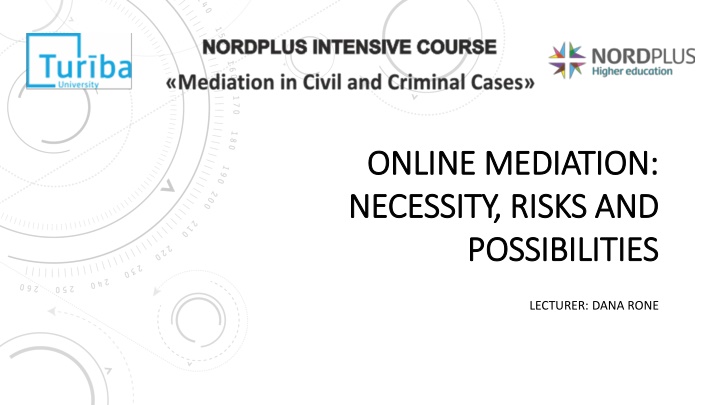 online online mediation mediation necessity