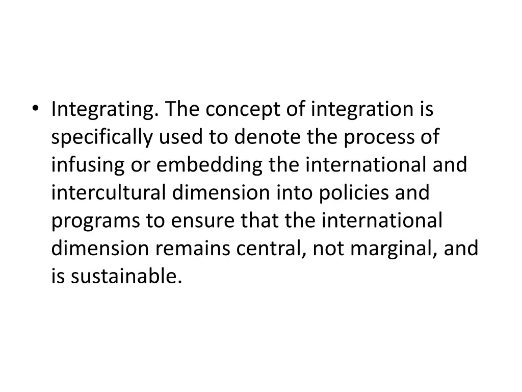 integrating the concept of integration