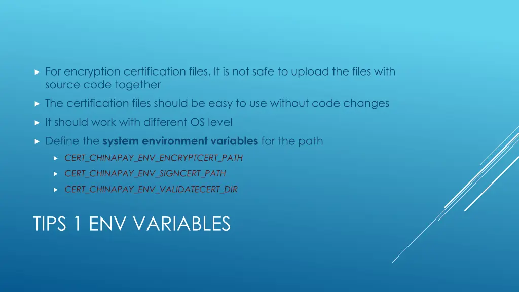 for encryption certification files it is not safe