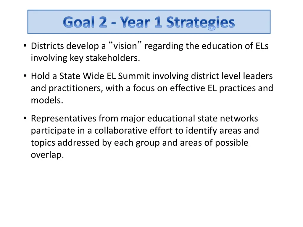 goal 2 year 1 strategies 1