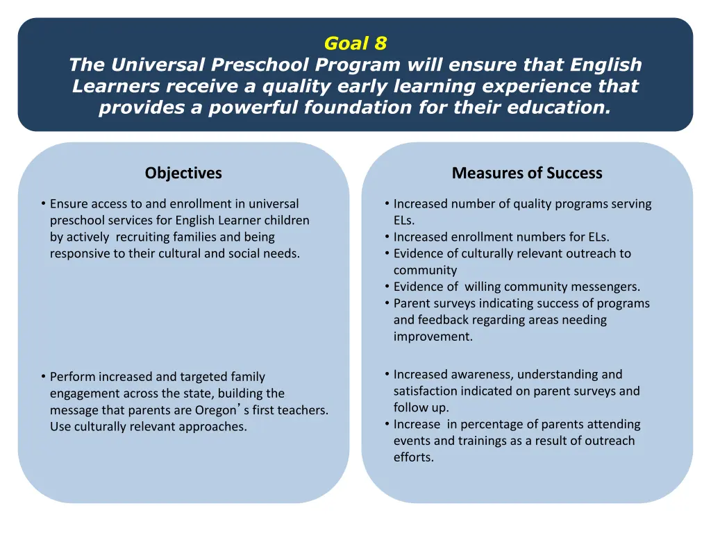 goal 8