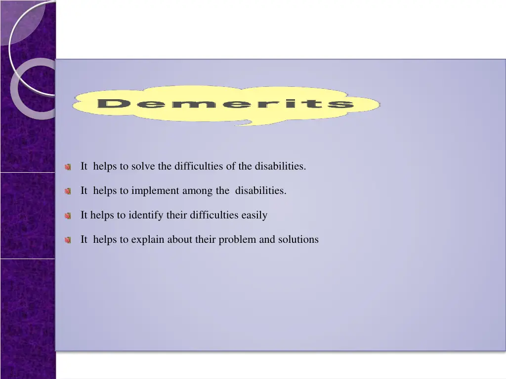 it helps to solve the difficulties