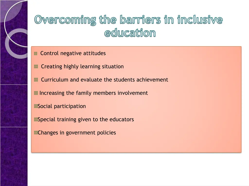 overcoming the barriers in inclusive education
