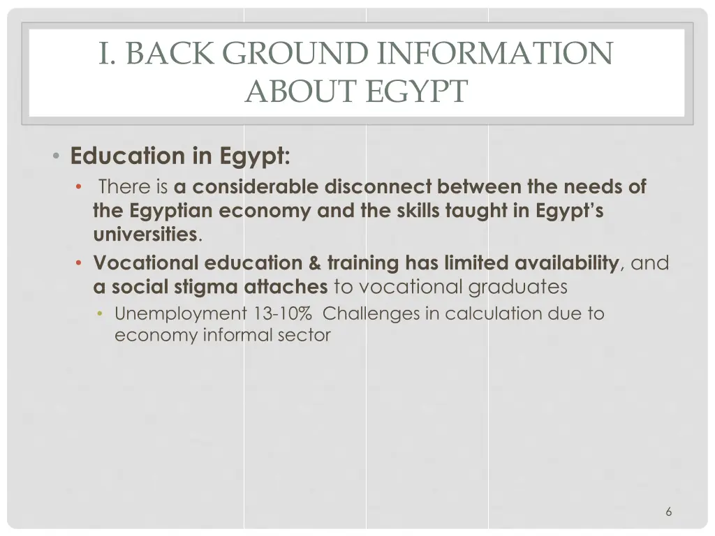 i back ground information about egypt 3