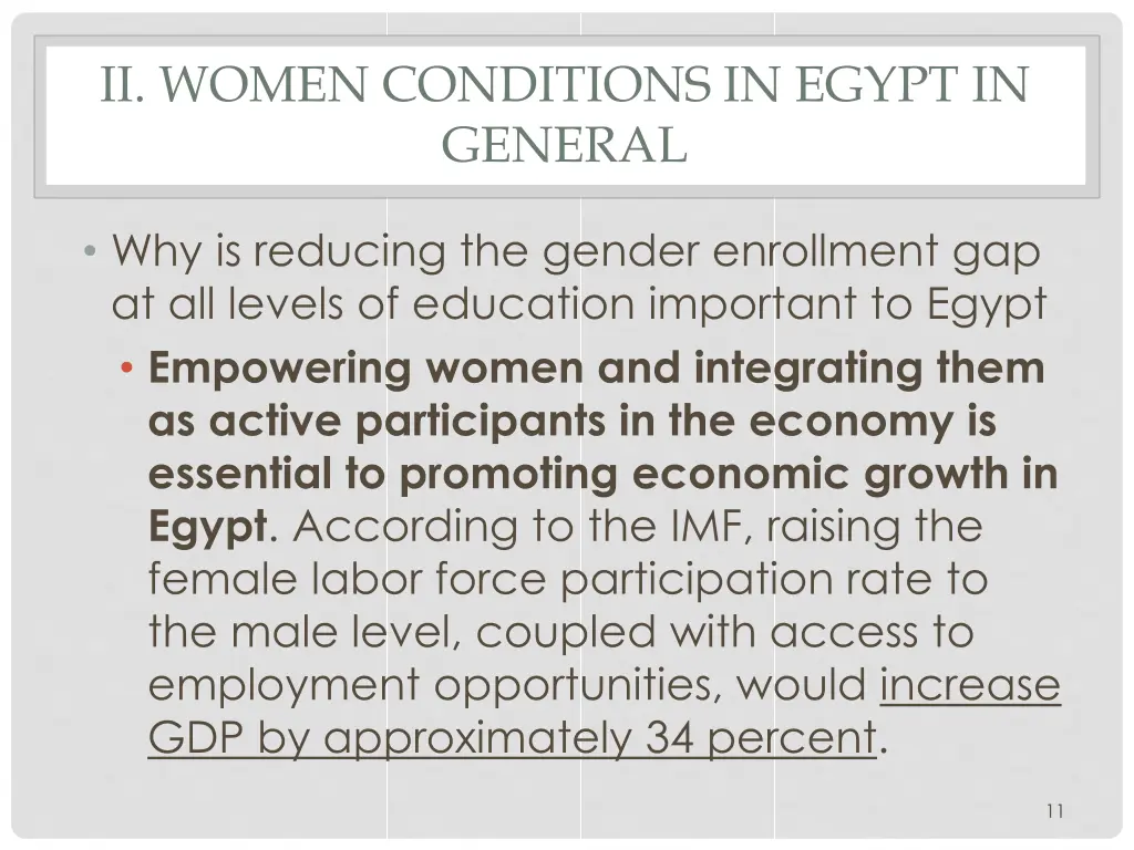 ii women conditions in egypt in general 4