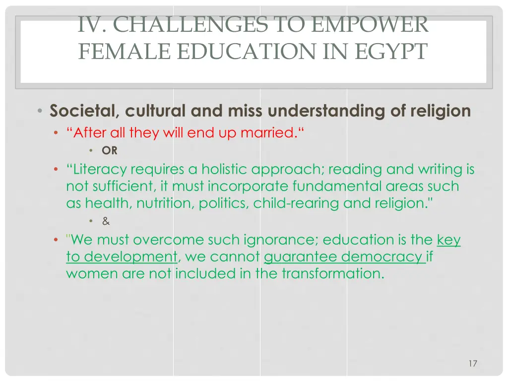 iv challenges to empower female education in egypt 1