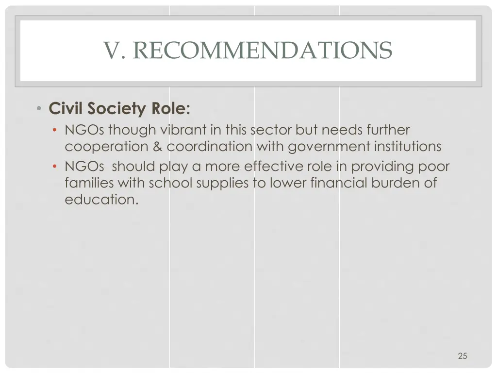 v recommendations 3