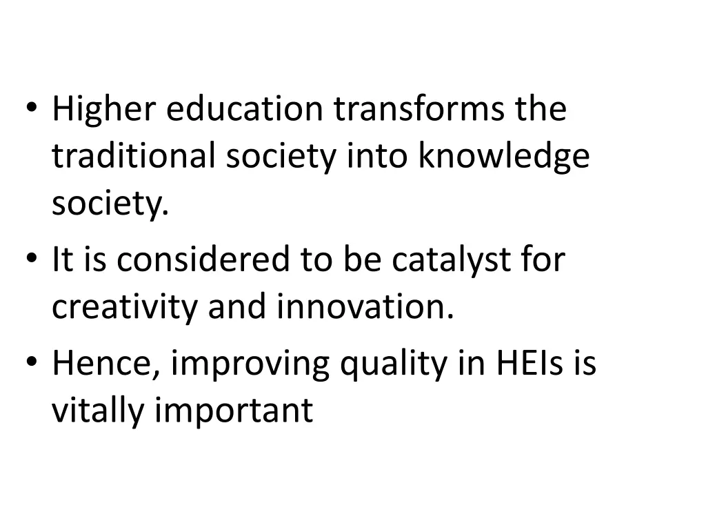 higher education transforms the traditional