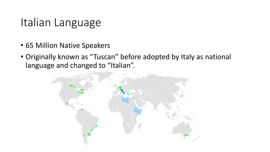 italian language