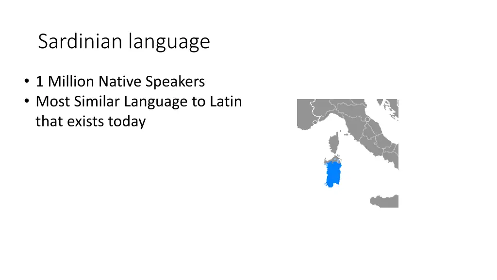 sardinian language