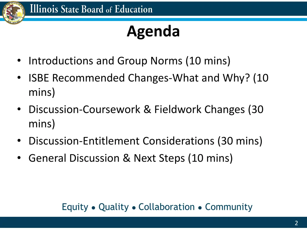 agenda