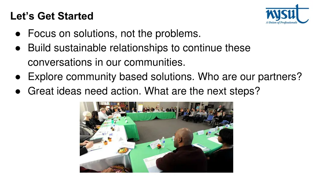 l et s get started focus on solutions