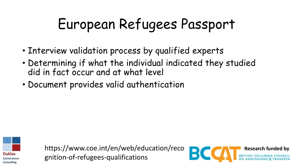 european refugees passport