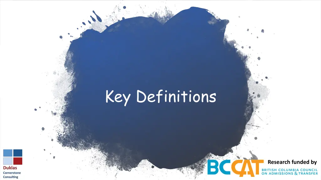 key definitions
