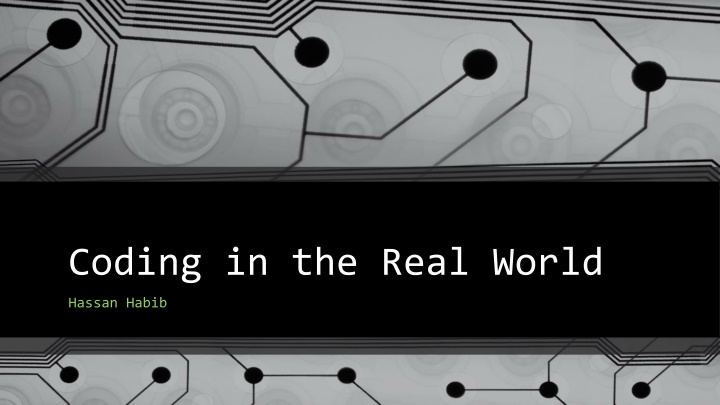 coding in the real world