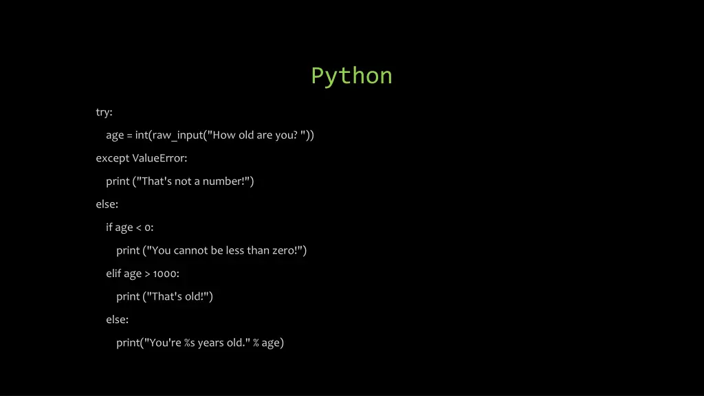 python