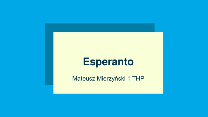 esperanto