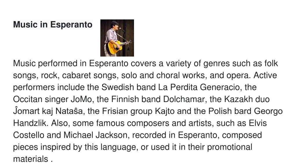 music in esperanto