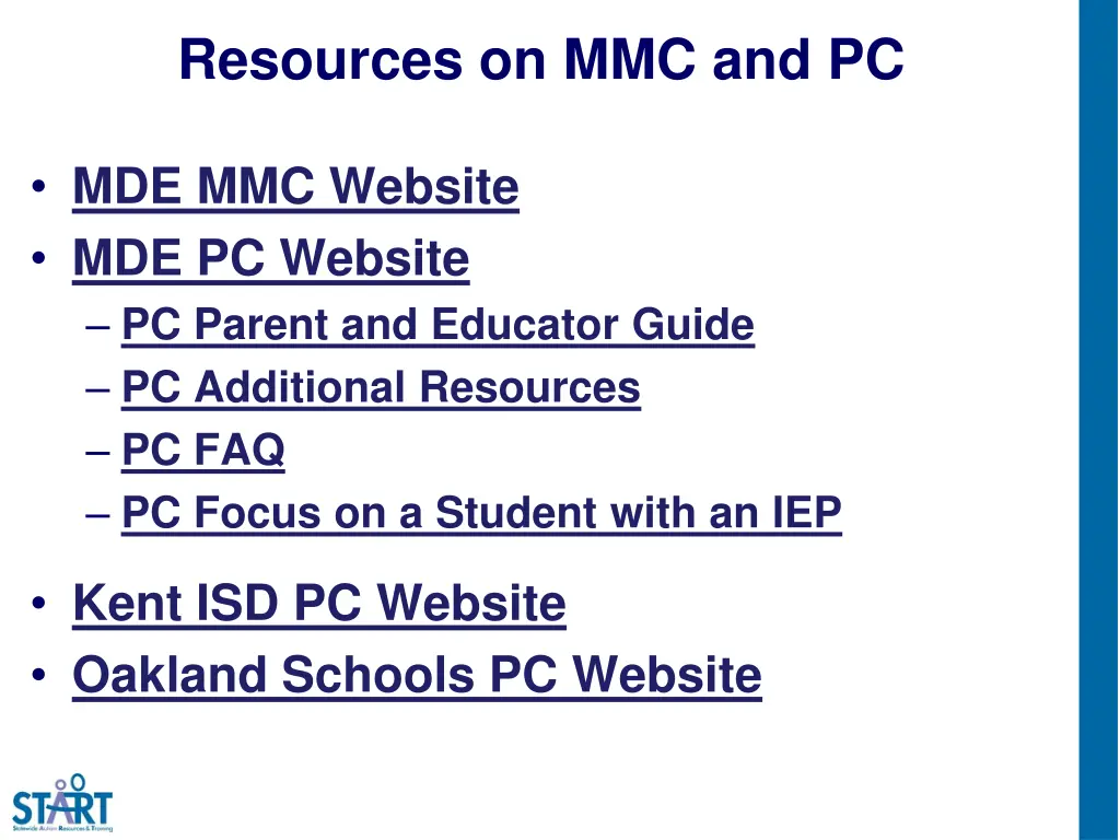 resources on mmc and pc