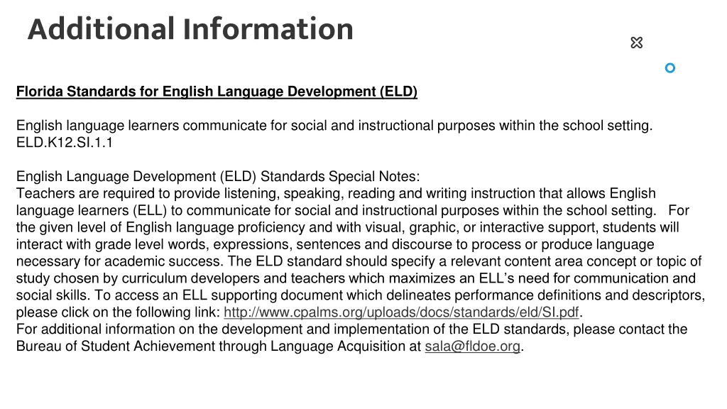 additional information 1