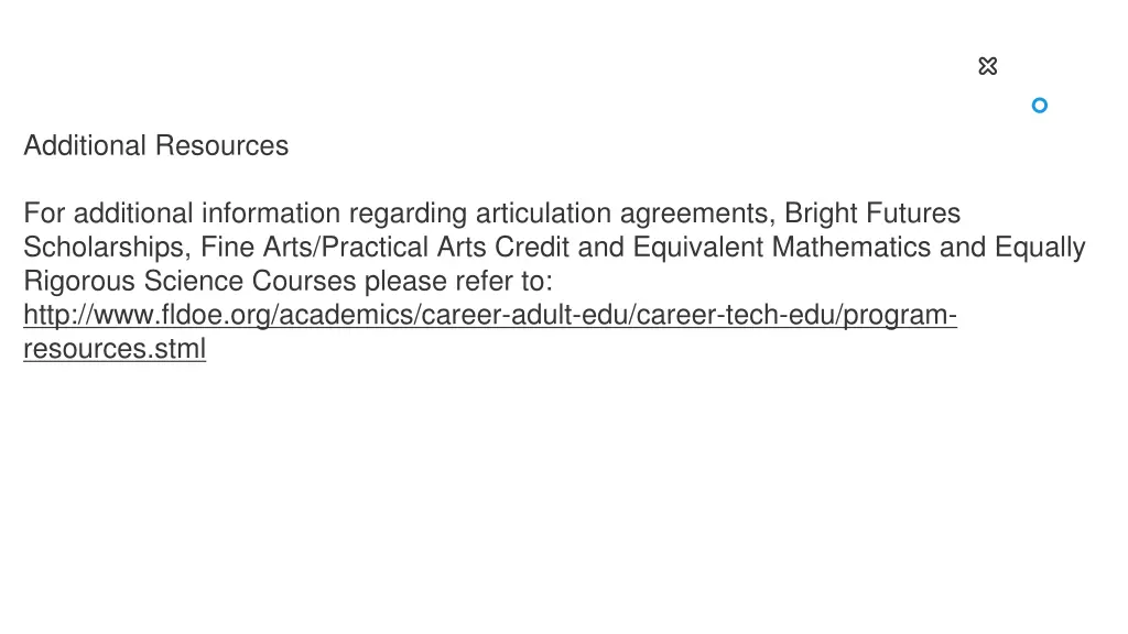 additional resources