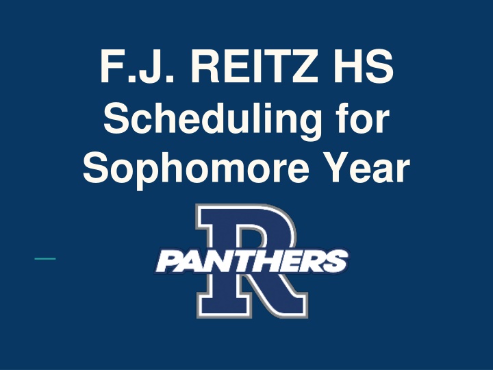 f j reitz hs scheduling for sophomore year