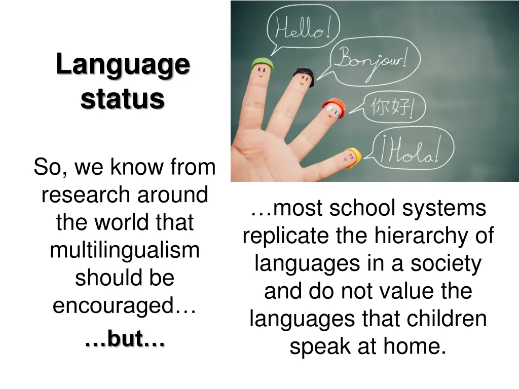 language status
