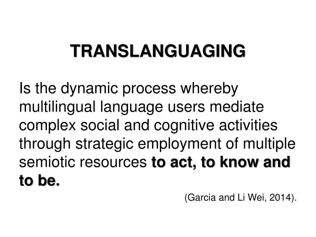 translanguaging