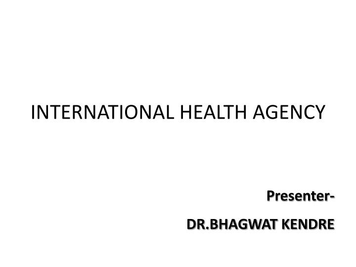 international health agency