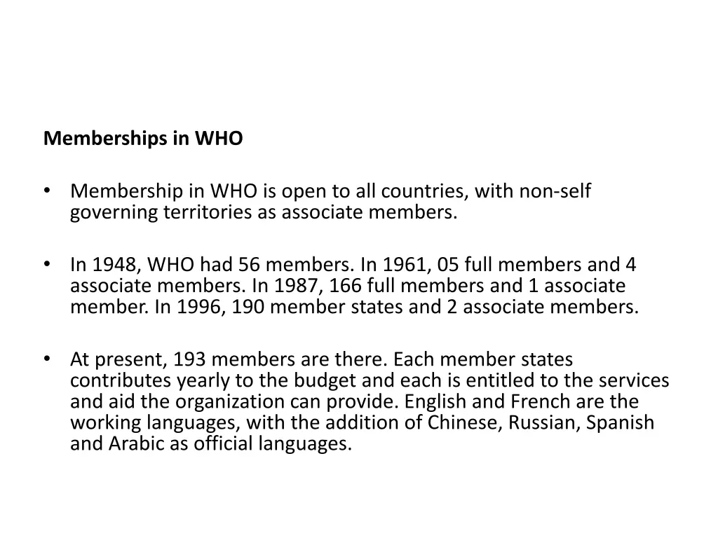 memberships in who
