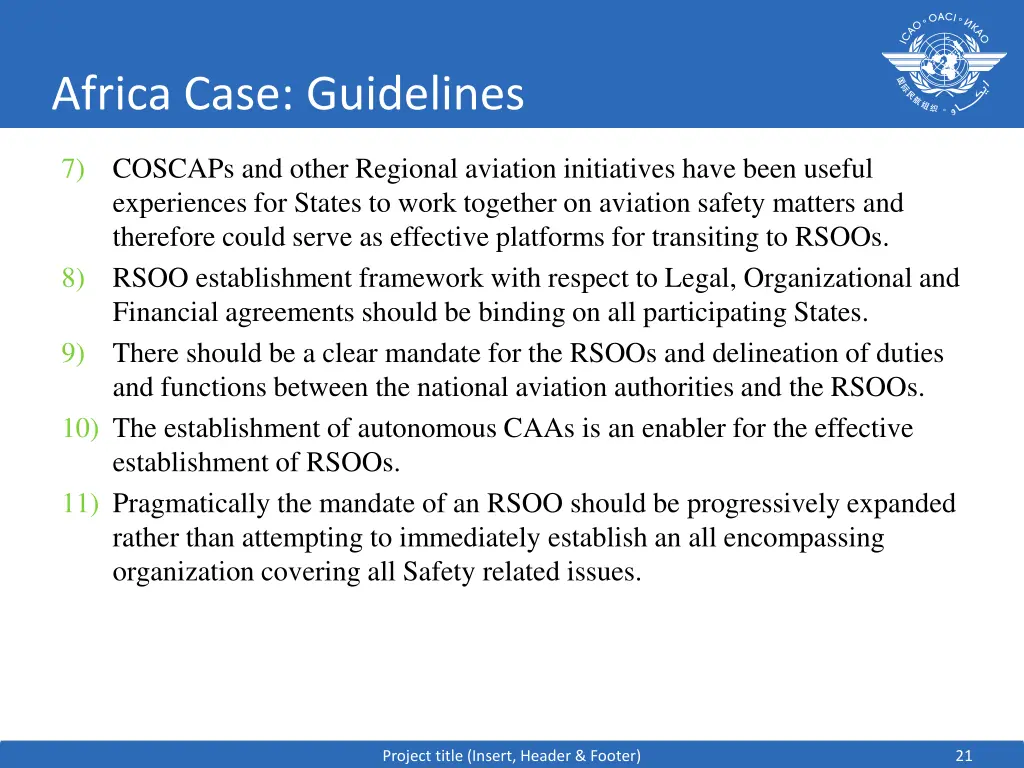 africa case guidelines 1