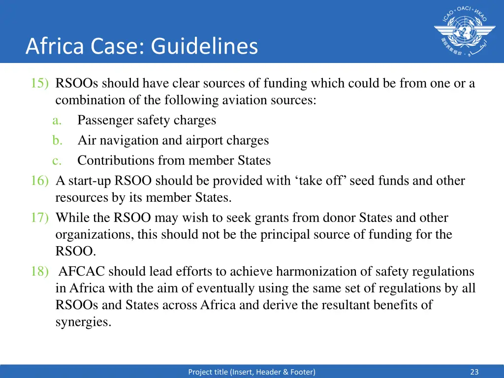 africa case guidelines 3