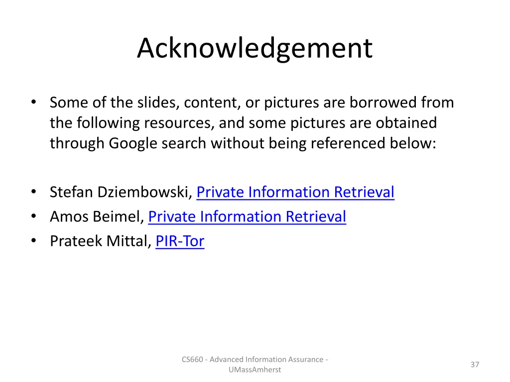 acknowledgement