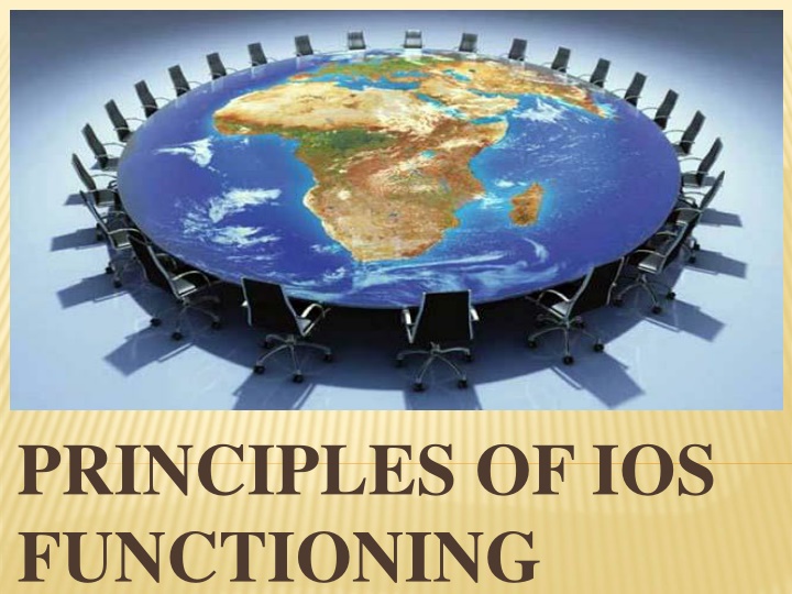 principles of ios functioning