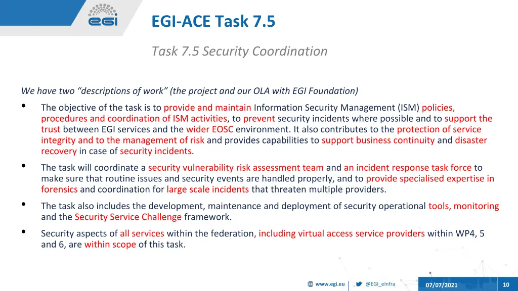 egi ace task 7 5