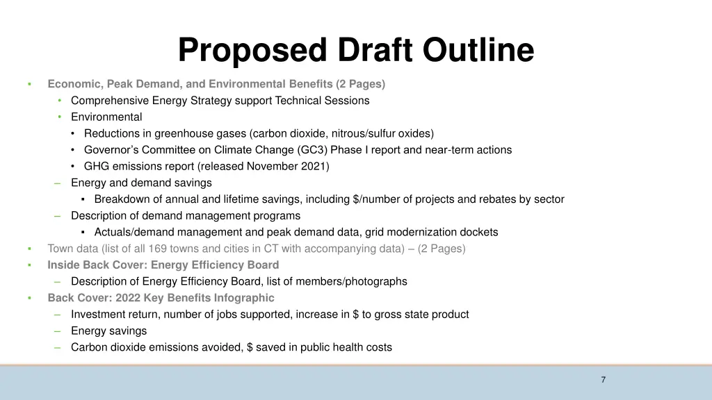 proposed draft outline 1