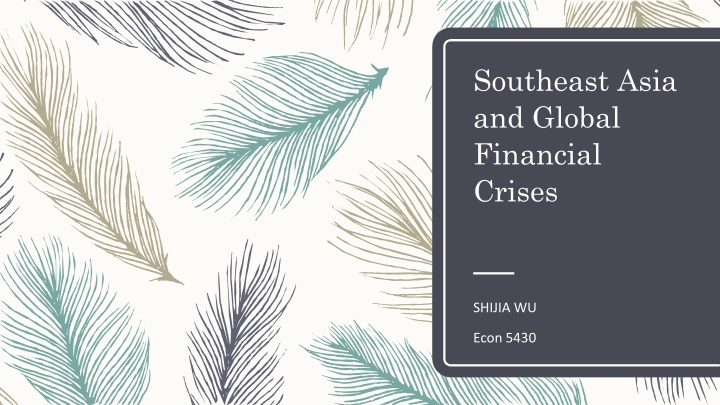 southeast asia and global financial crises