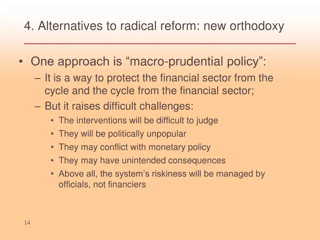 4 alternatives to radical reform new orthodoxy