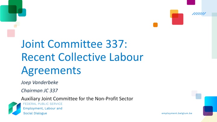 joint committee 337 recent collective labour