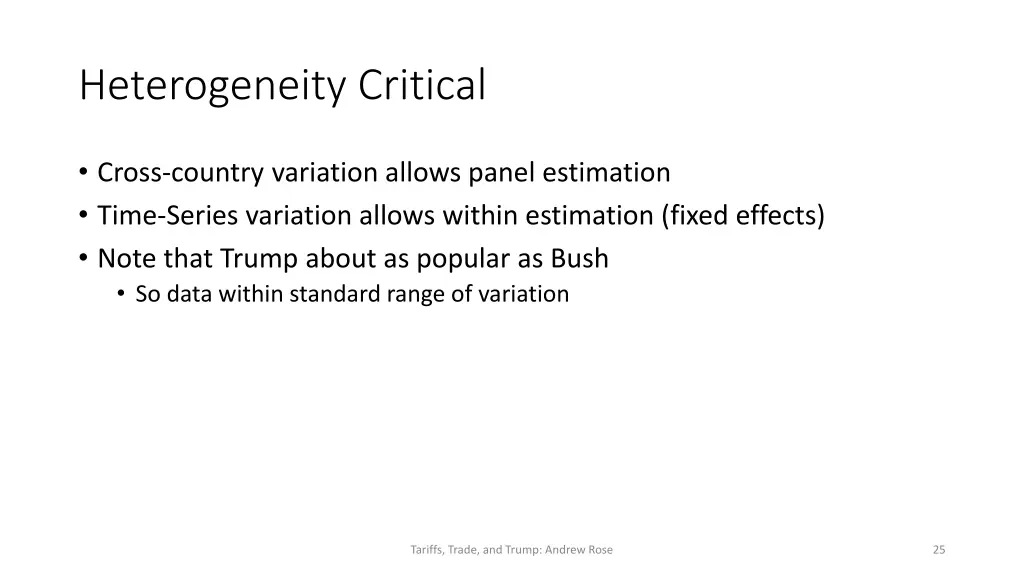 heterogeneity critical