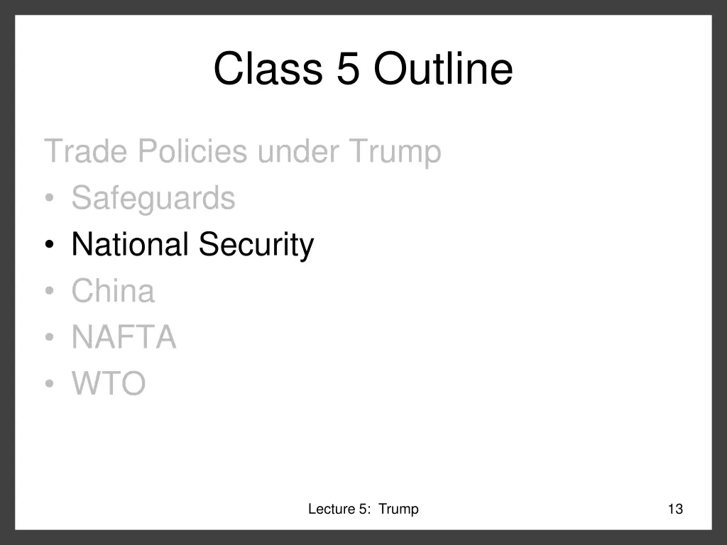 class 5 outline 2