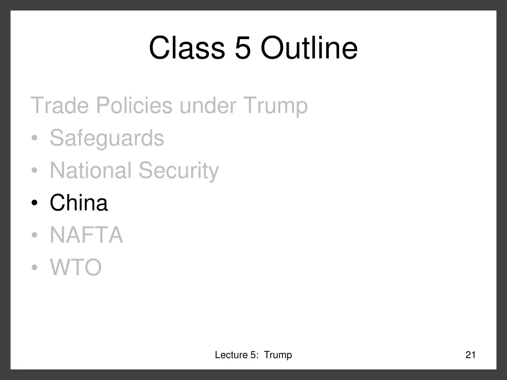 class 5 outline 3