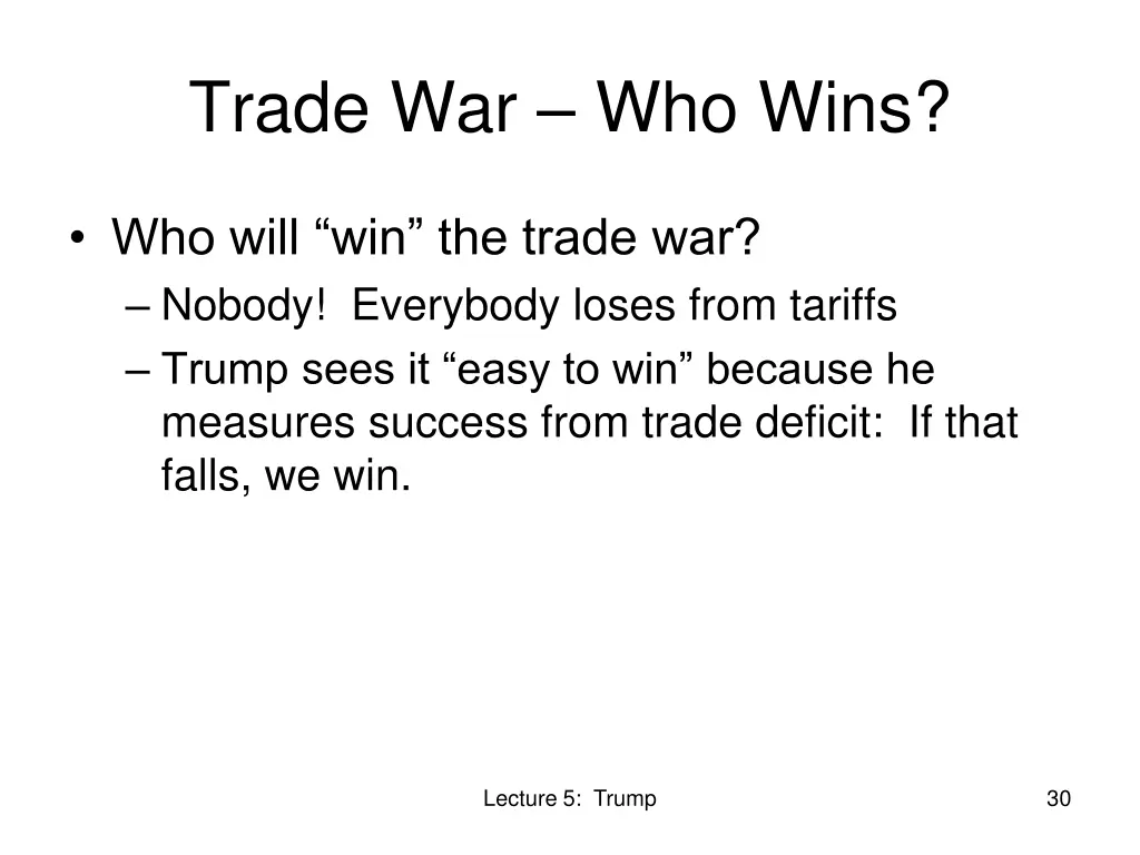 trade war who wins