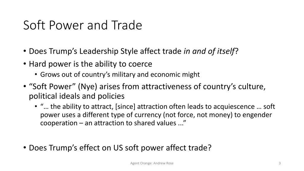 soft power and trade