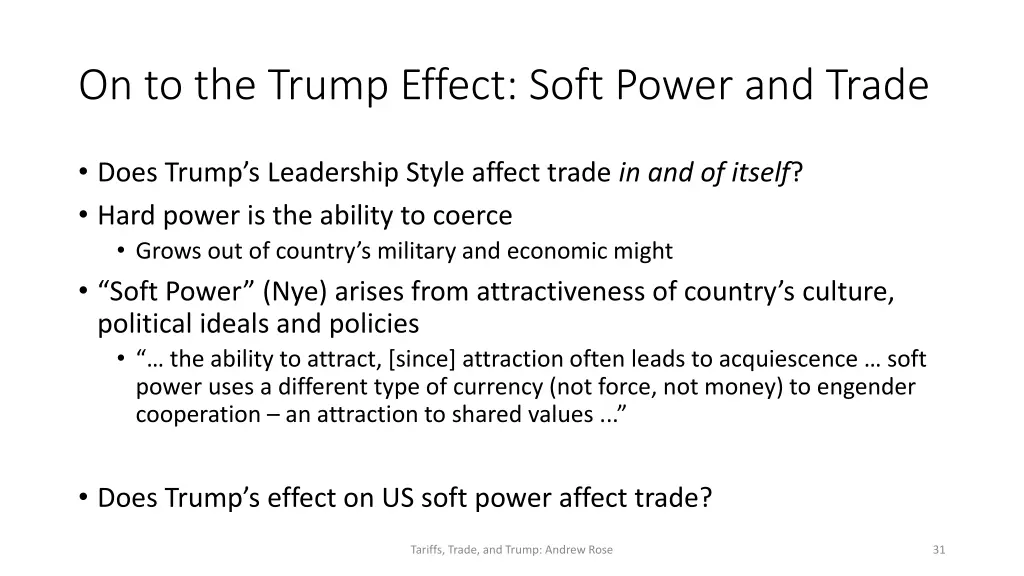 on to the trump effect soft power and trade