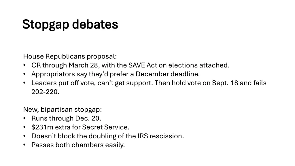 stopgap debates stopgap debates