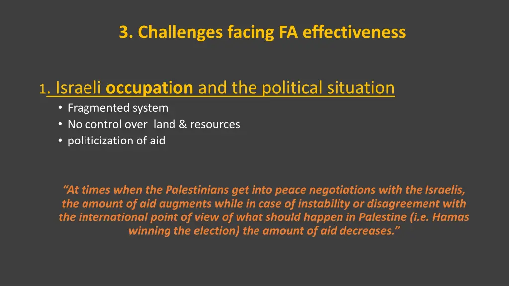 3 challenges facing fa effectiveness