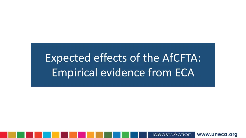 expected effects of the afcfta empirical evidence