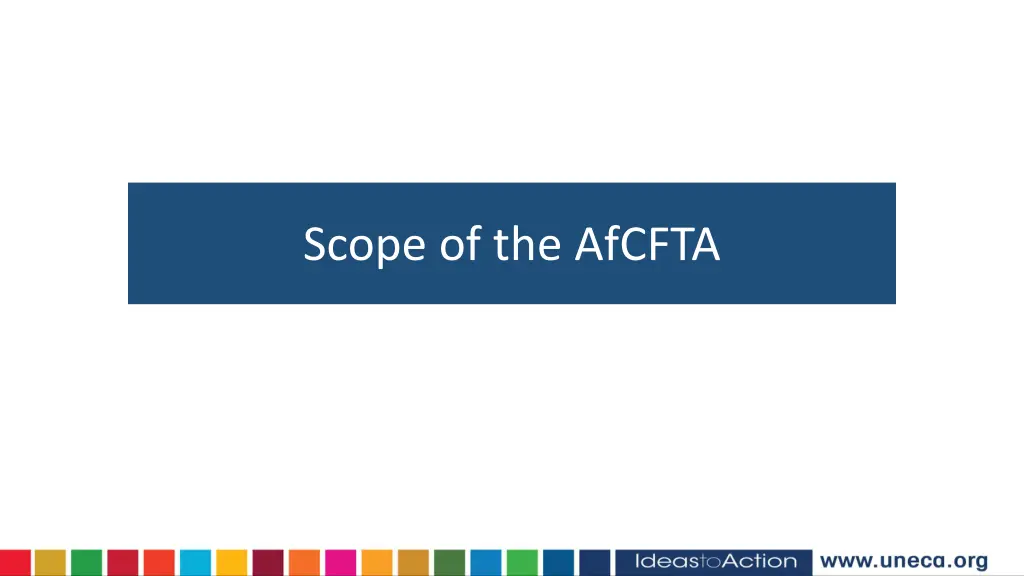 scope of the afcfta