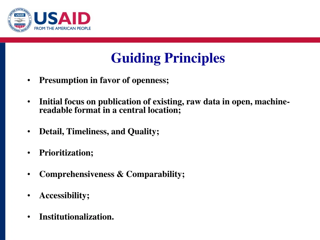 guiding principles